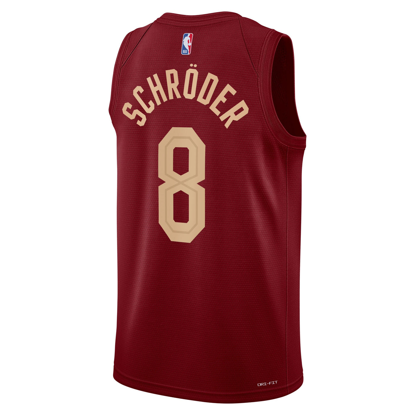 Cleveland Cavaliers Nike Icon Edition Swingman Jersey - Wine - Dennis Schröder