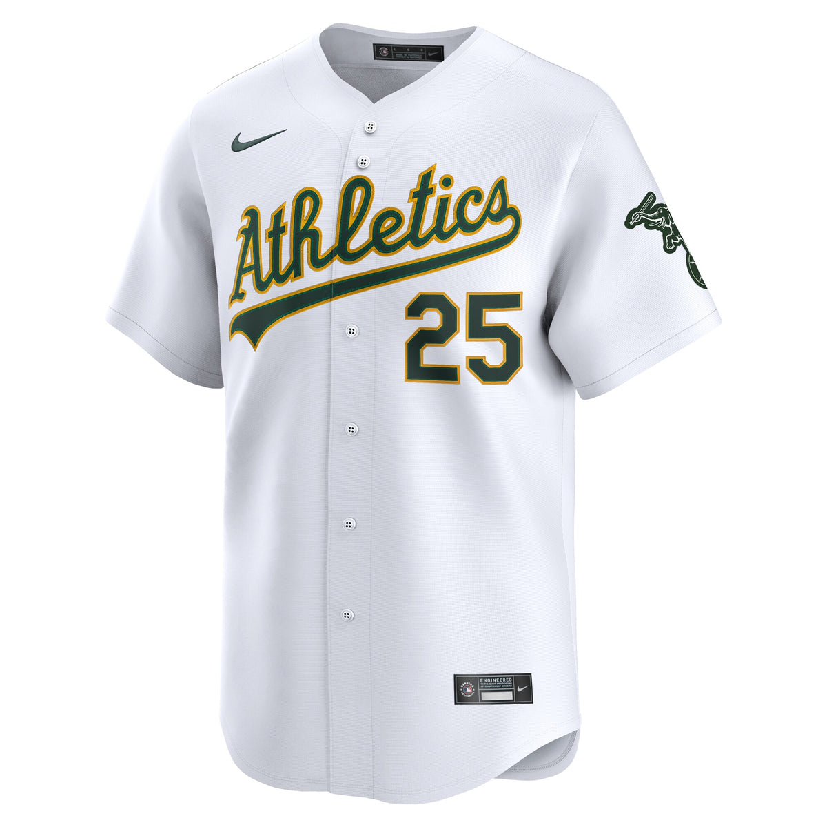 Athletics Brent Rooker White Home Limited Player Jersey