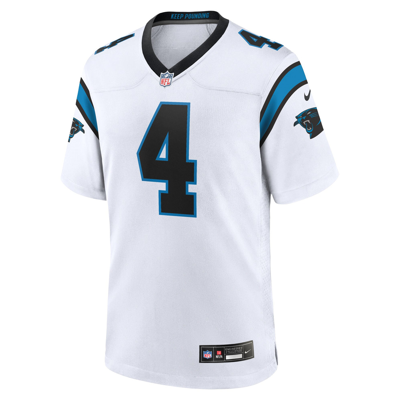 Carolina Panthers Tetairoa McMillan Nike White Game Jersey