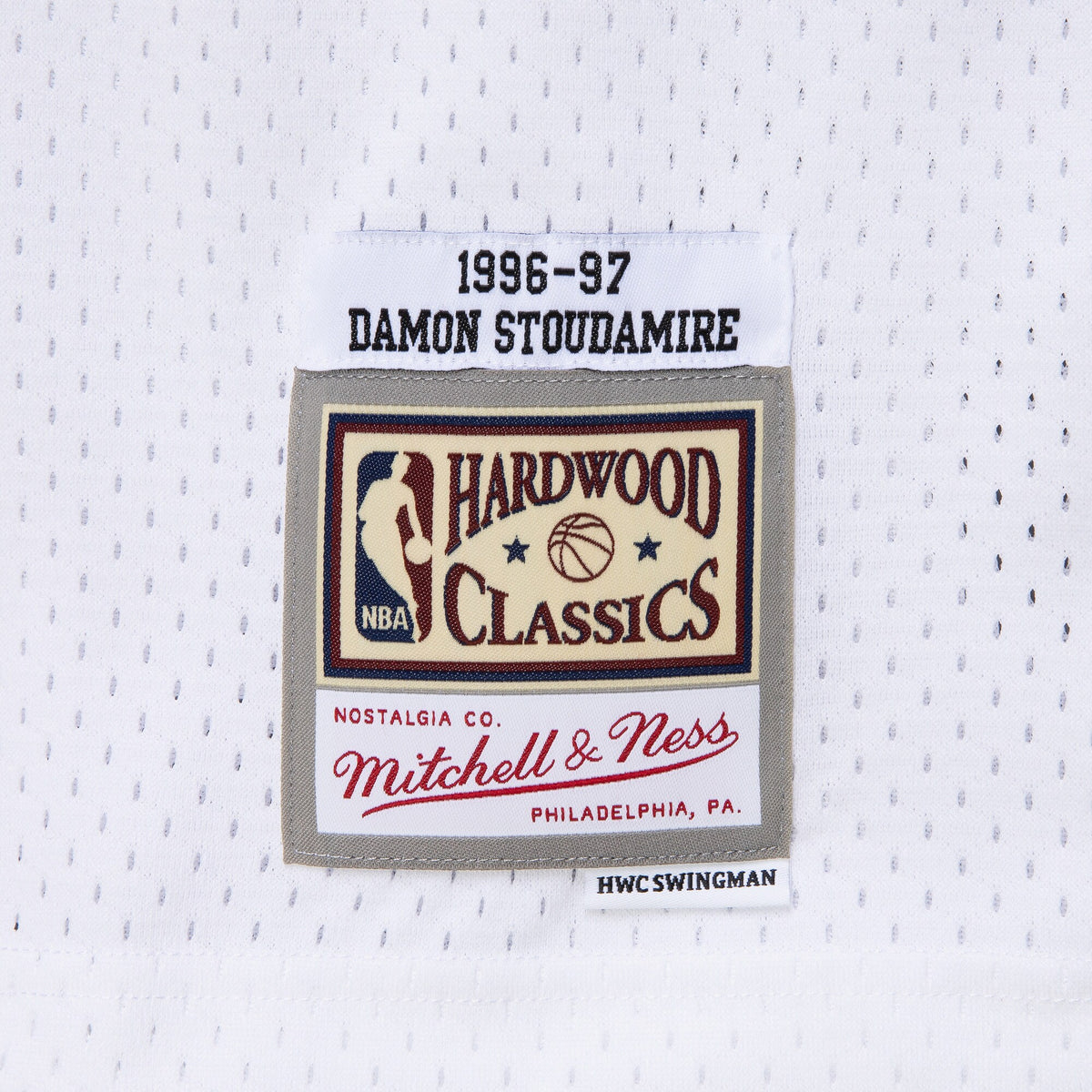 Toronto Huskies Mitchell & Ness Damon Stoudamire 1996 Swingman Authentic Jersey - White