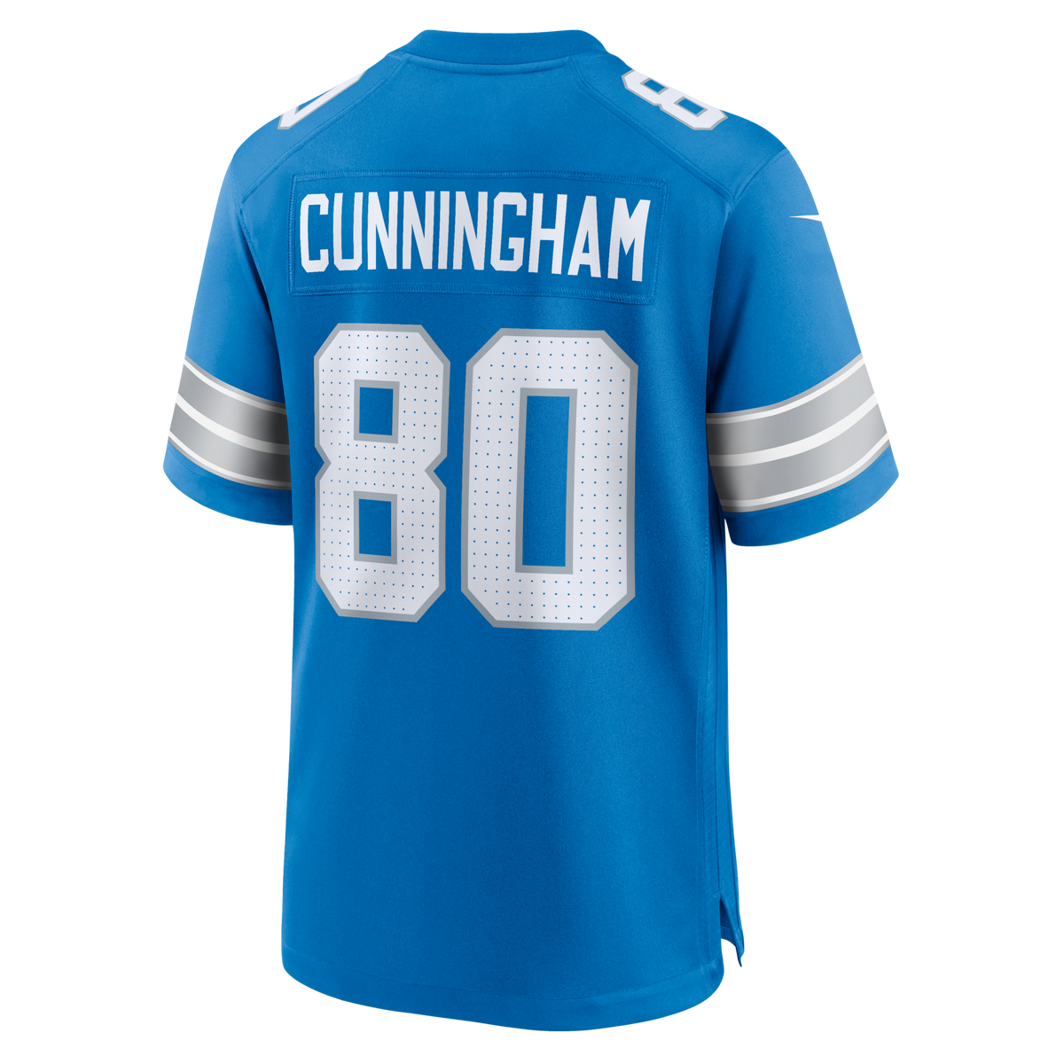 Detroit Lions Malik Cunningham Blue Team Game Jersey