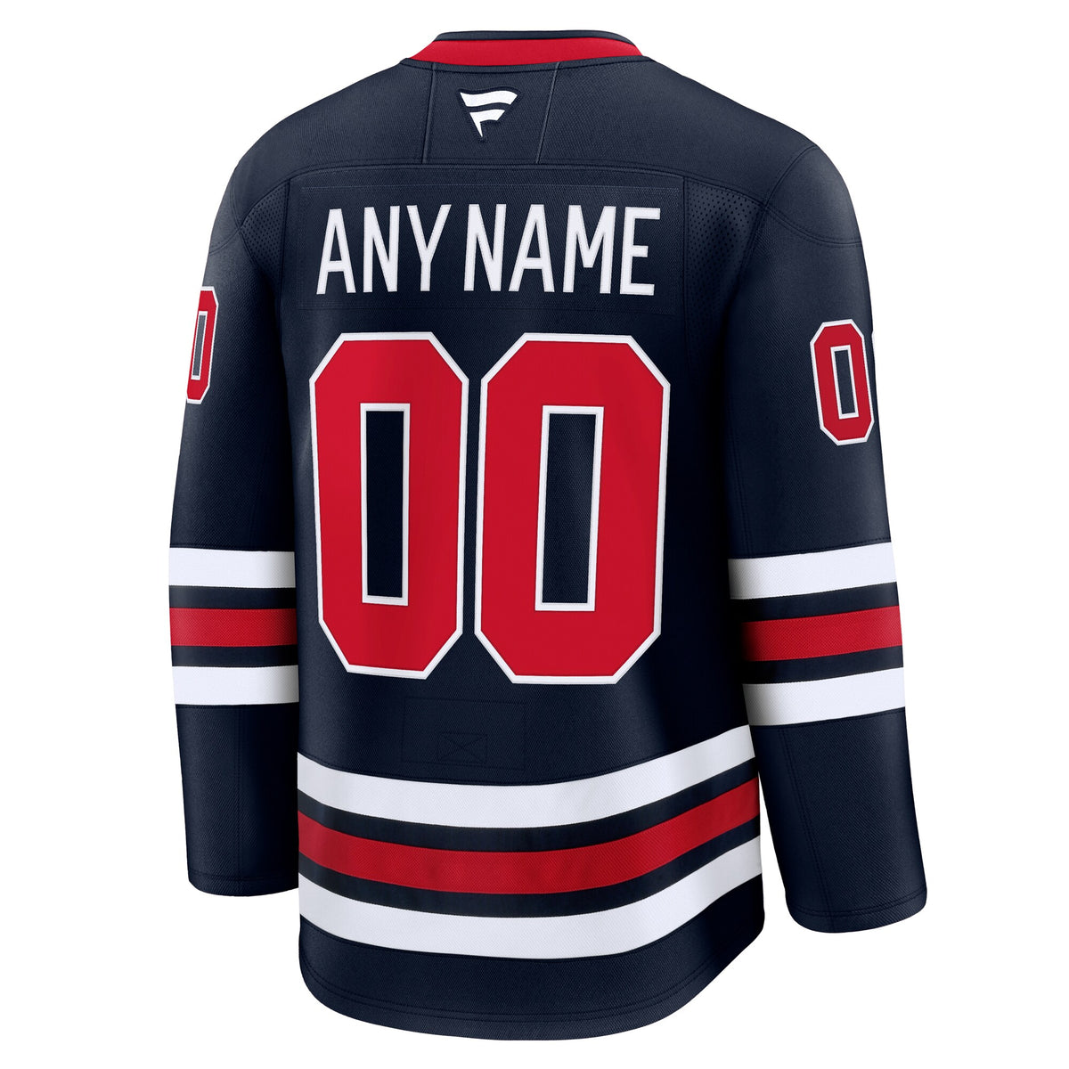 Winnipeg Jets Fanatics Navy Alternate Premium Custom Jersey