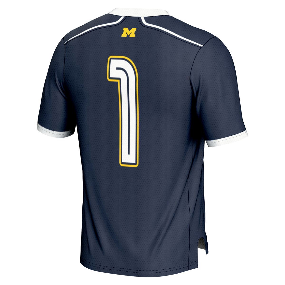 #1 Michigan Wolverines GameDay Greats Lightweight Lacrosse Fashion Jersey - Navy
