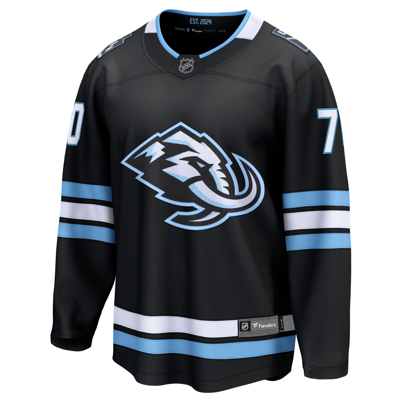 Utah Mammoth Karel Vejmelka Fanatics Black Home Breakaway Jersey
