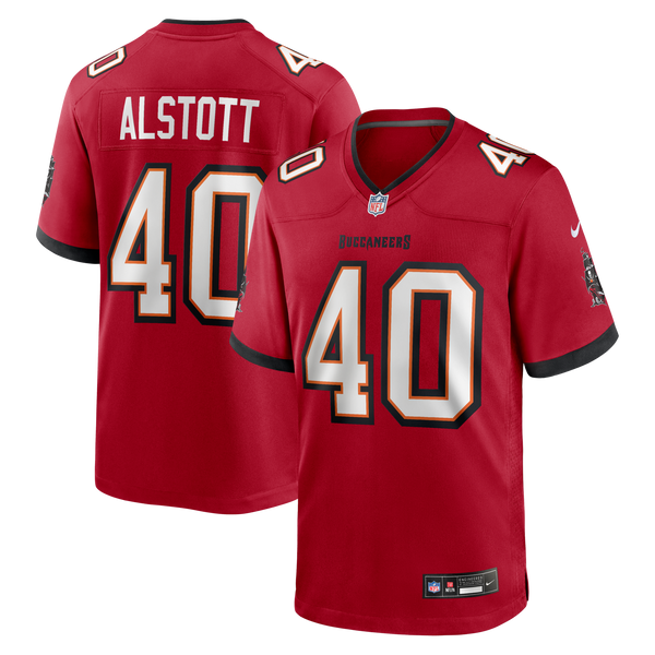 Tampa Bay Buccaneers Mike Alstott Nike Red Retired Player Game Jersey