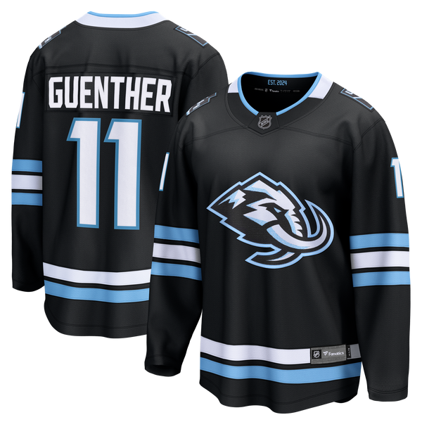 Utah Mammoth Dylan Guenther Fanatics Black Home Breakaway Player Jersey
