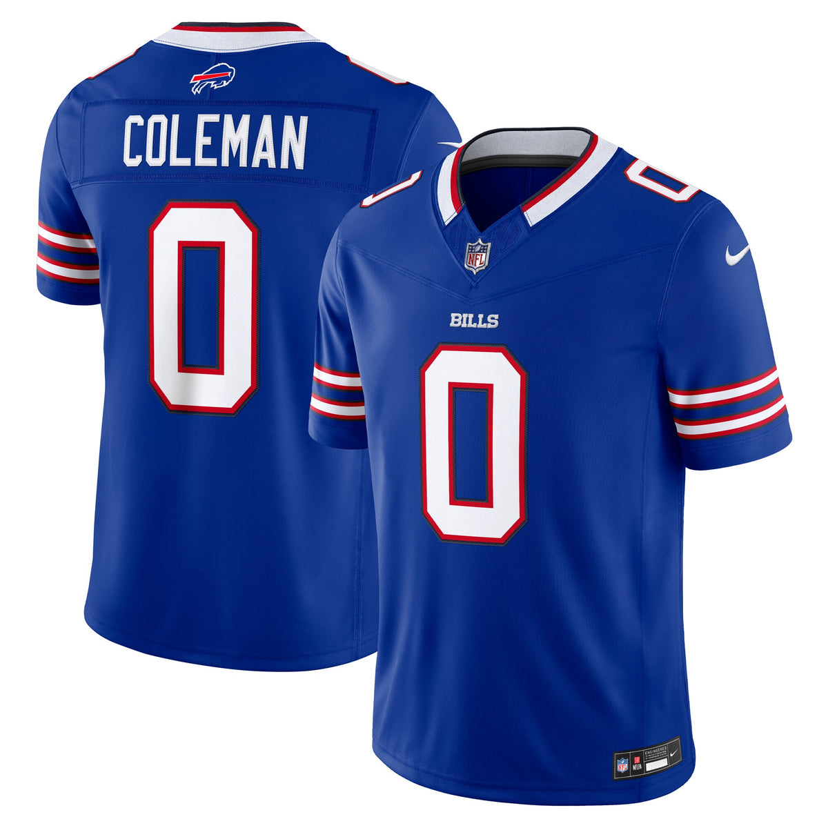Buffalo Bills Keon Coleman Royal Team Vapor F.U.S.E. Stitched Limited Jersey