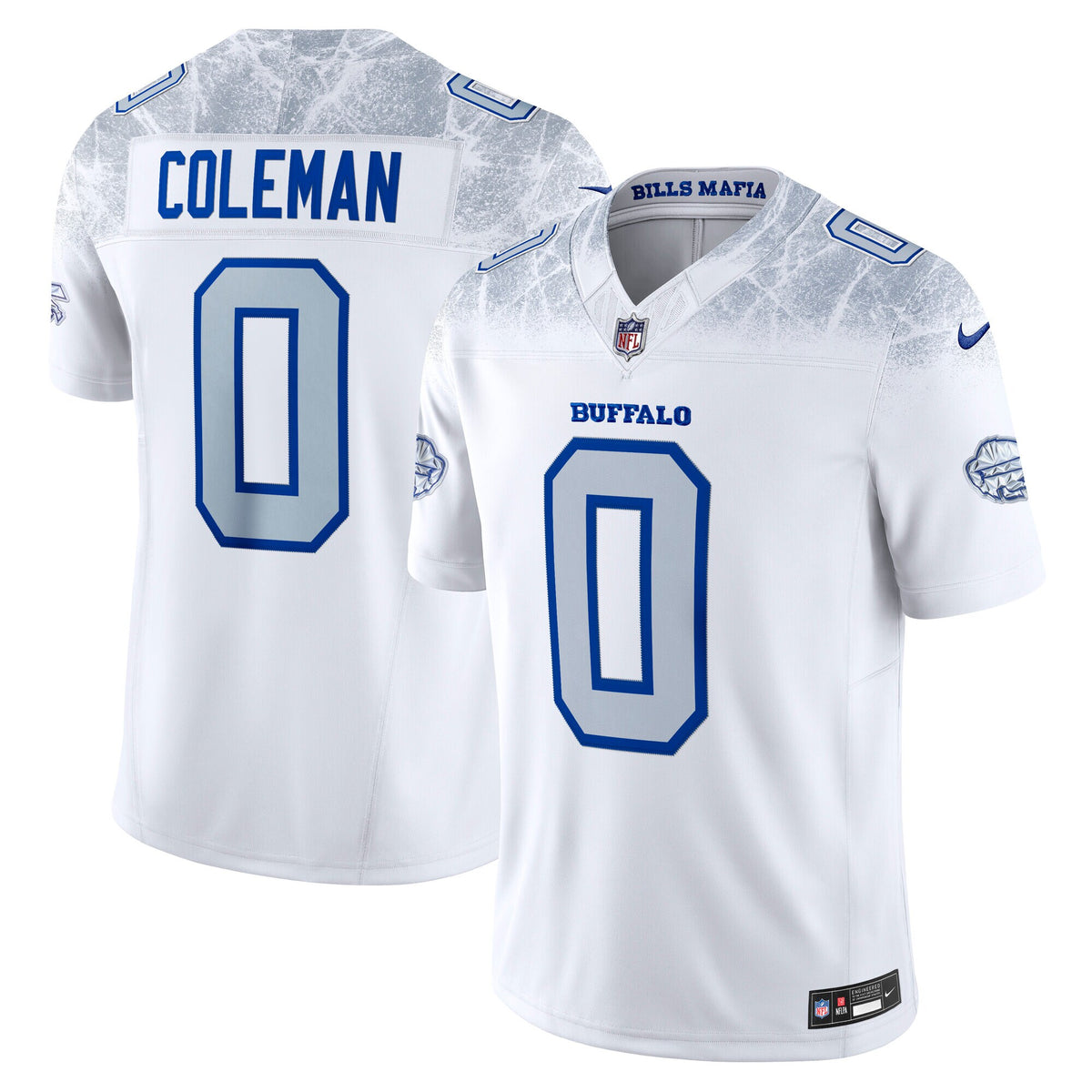 Buffalo Bills Keon Coleman White 2025 Rivalries Collection Stitched Limited Jersey