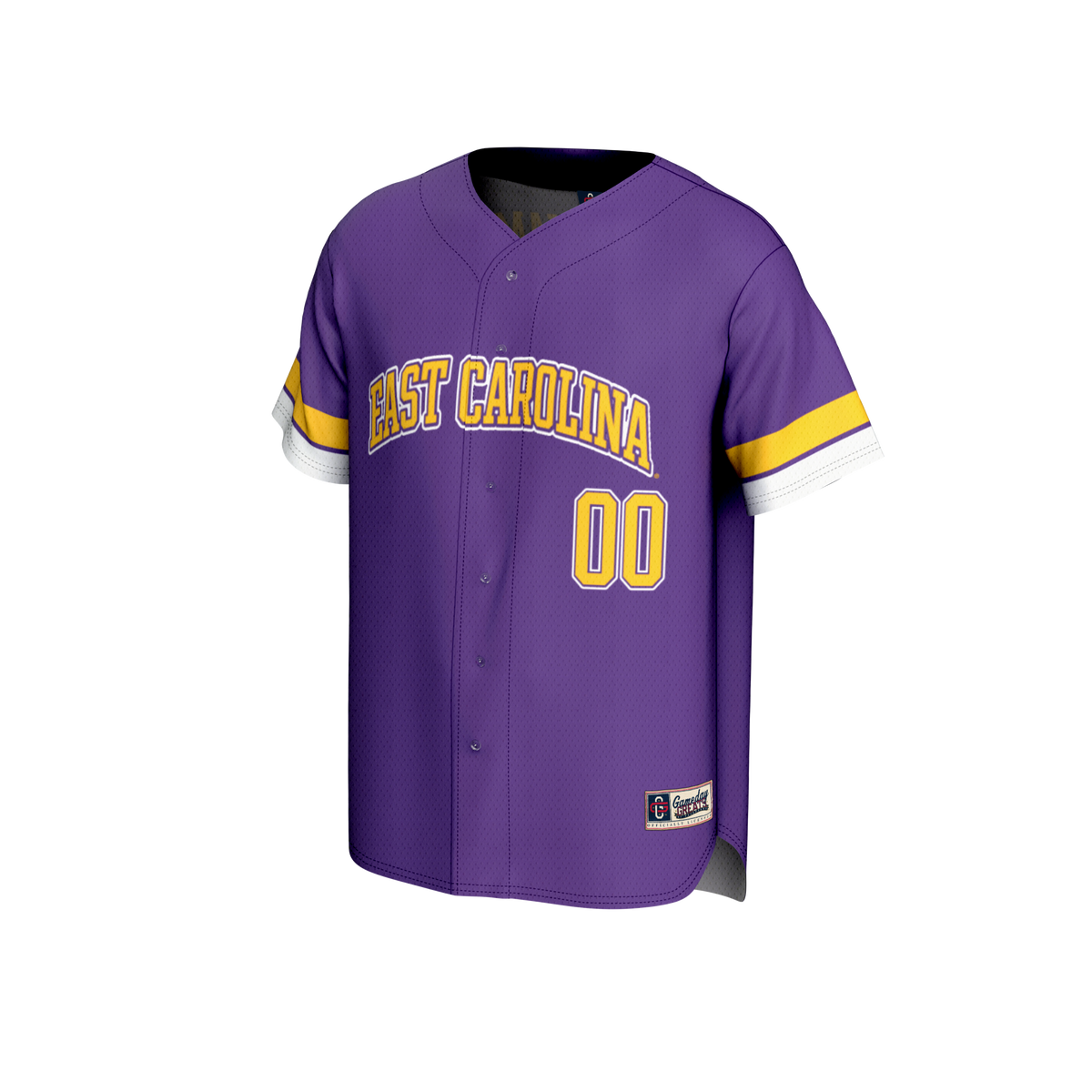 ECU Pirates GameDay Greats NIL Pick-A-Player Lightweight Baseball Jersey - Purple