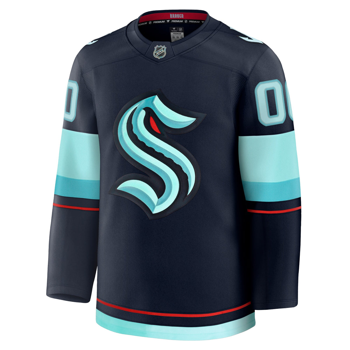 Seattle Kraken Fanatics Deep Sea Blue Home Premium Custom Jersey