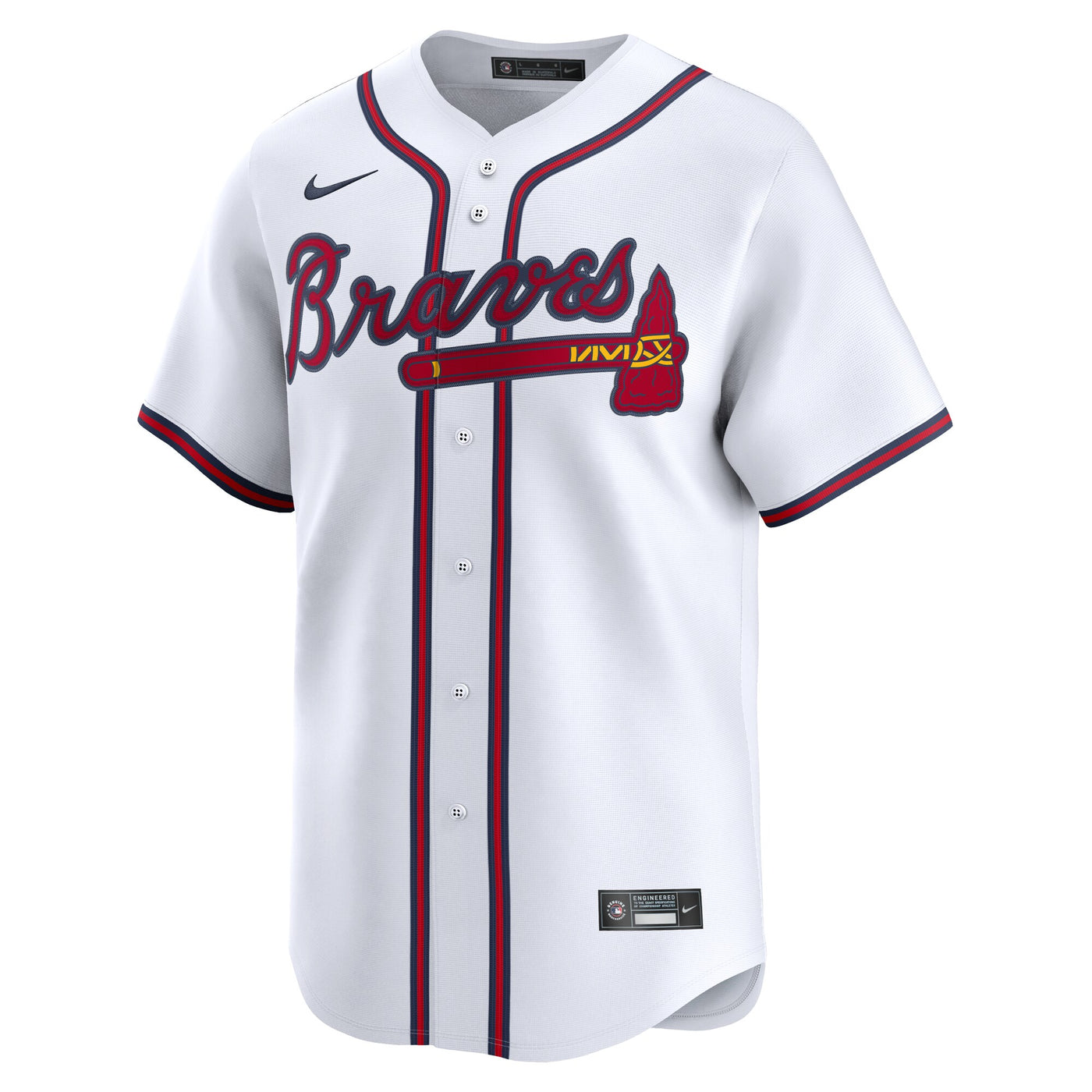 Atlanta Braves Spencer Strider Nike White Home Limited Player Jersey
