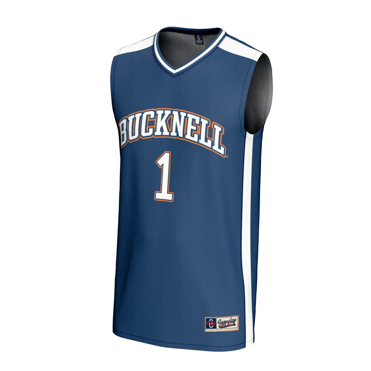 #1 Bucknell Bison GameDay Greats Lightweight Basketball Fashion Jersey - Blue