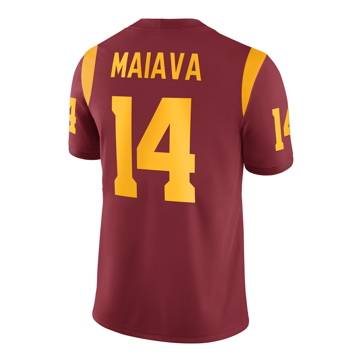 Jayden Maiava USC Trojans Game Football Jersey - Cardinal
