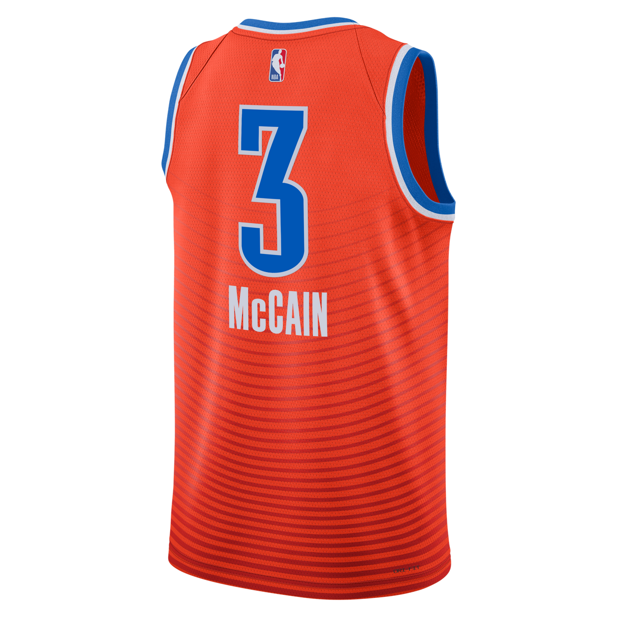 Oklahoma City Thunder Jordan Brand Statement Edition Swingman Jersey - Orange - Jared McCain -