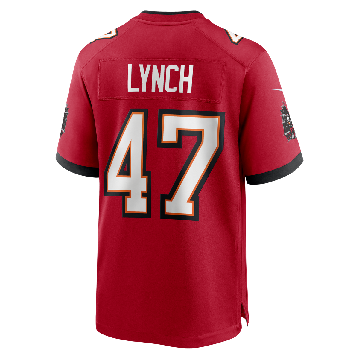 Tampa Bay Buccaneers John Lynch Red Game Retired Player Jersey