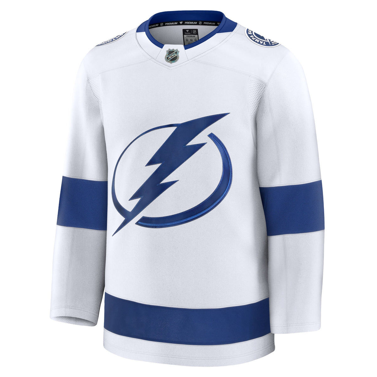 Tampa Bay Lightning Fanatics White Away Premium Jersey