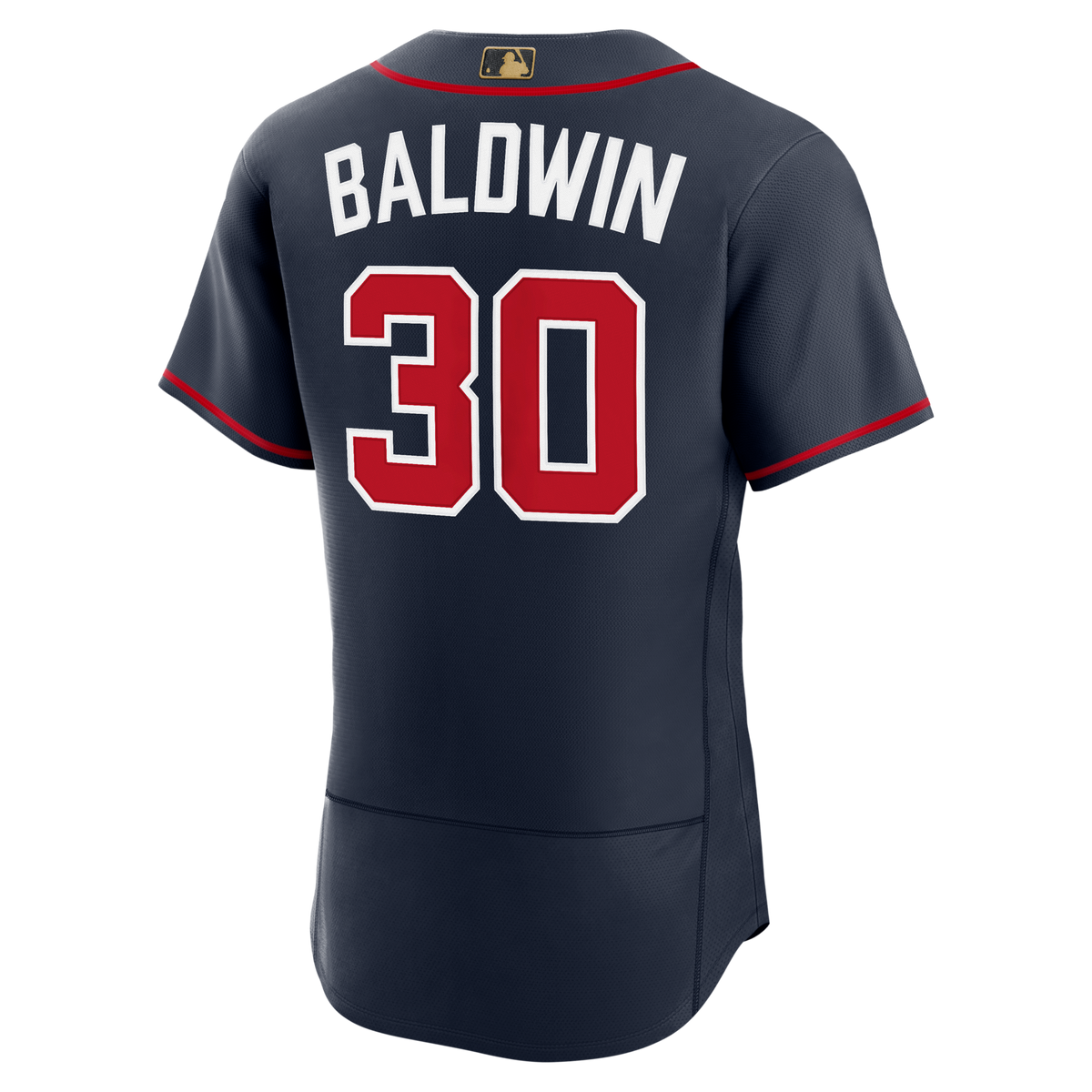 Atlanta Braves Drake Baldwin Navy Alternate MLB Awards Authentic Jersey