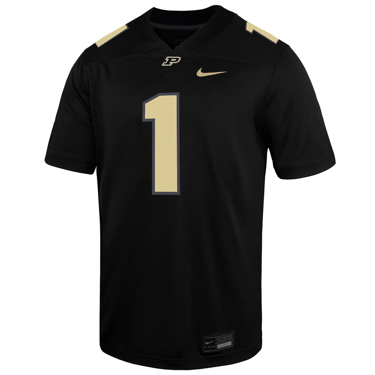 #1 Purdue Boilermakers Alternate Game Jersey - Black