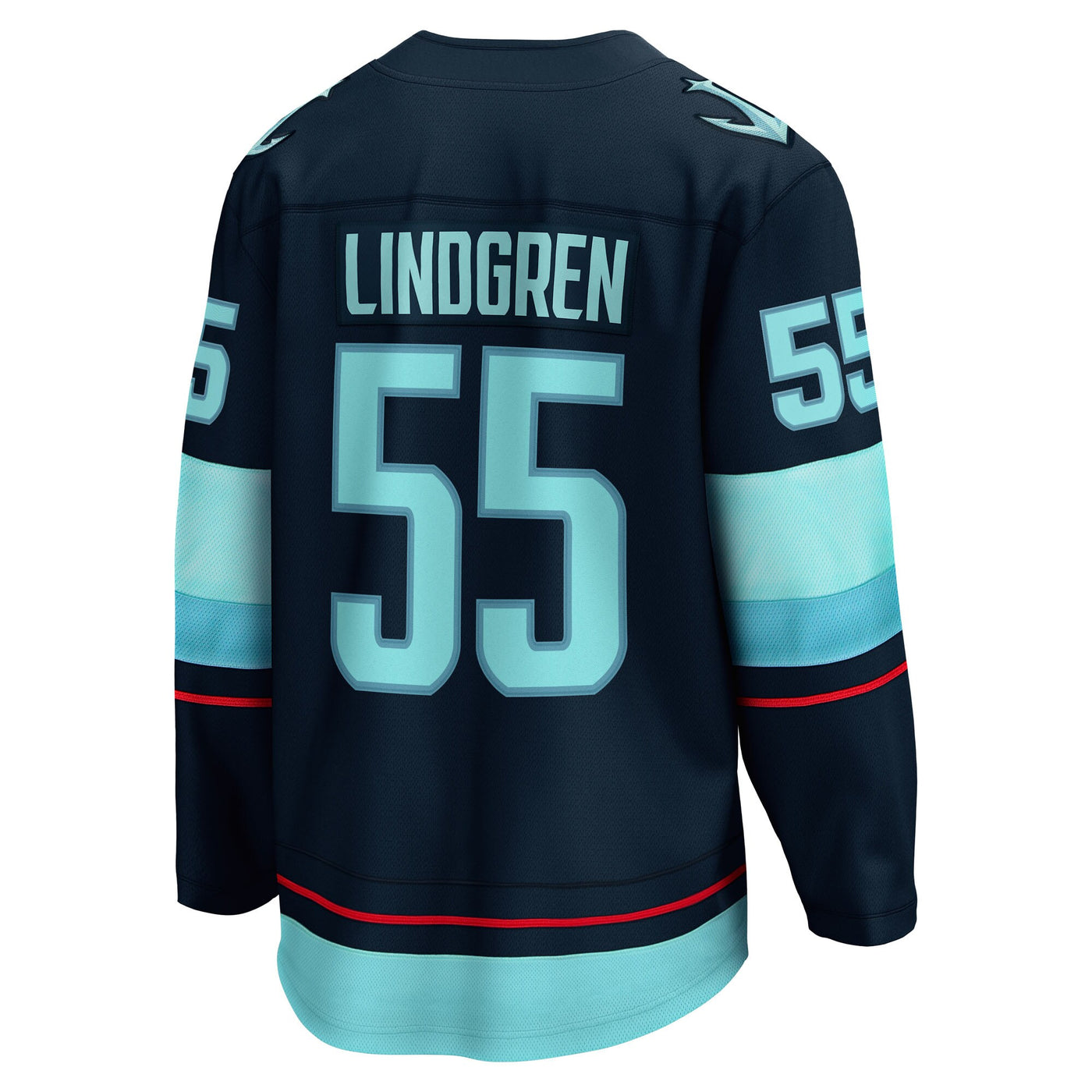 Seattle Kraken Ryan Lindgren Fanatics Deep Sea Blue Home Breakaway Jersey