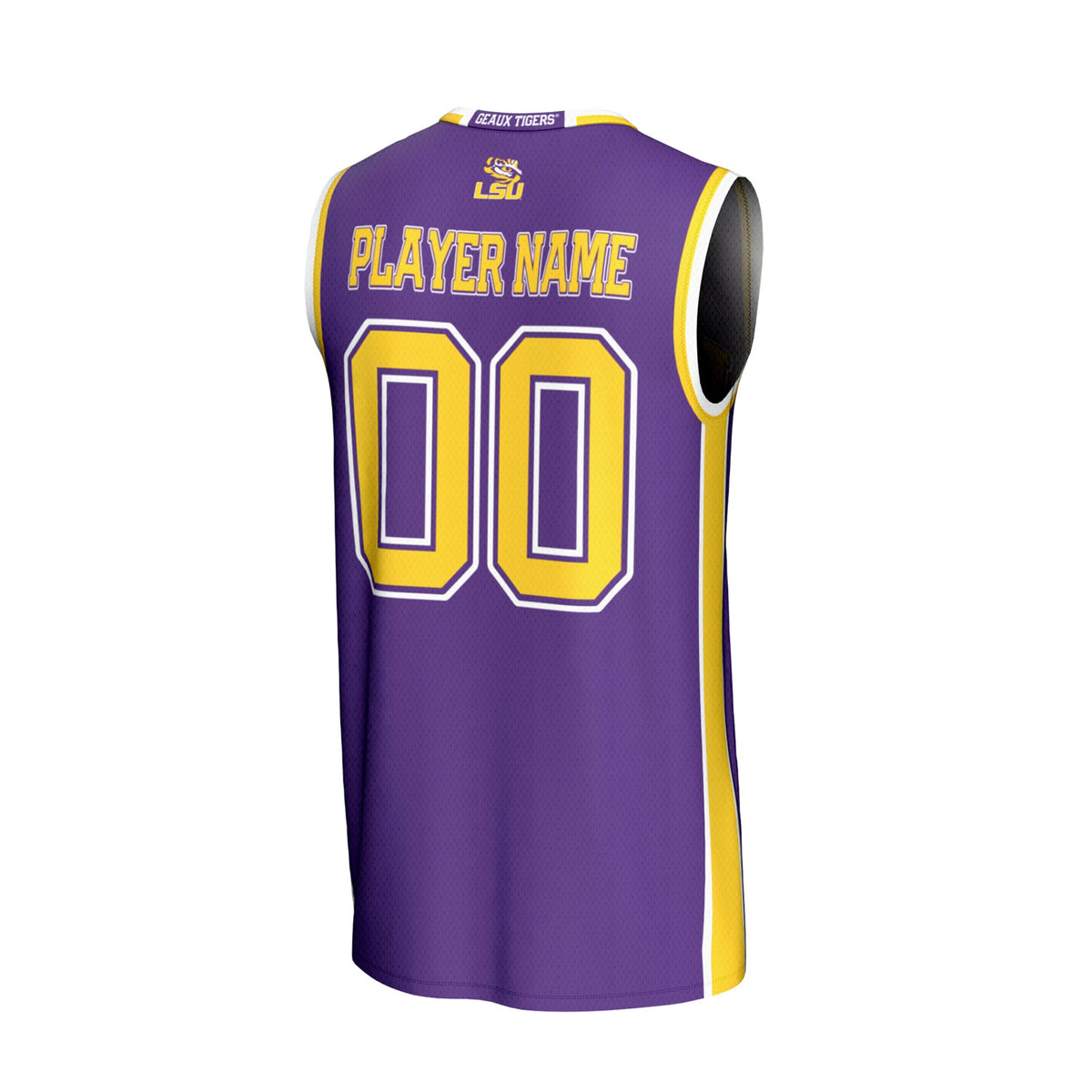 LSU Tigers GameDay Greats Lightweight Collegiate Basketball NIL Pick-A-Player Fashion Jersey - Purple