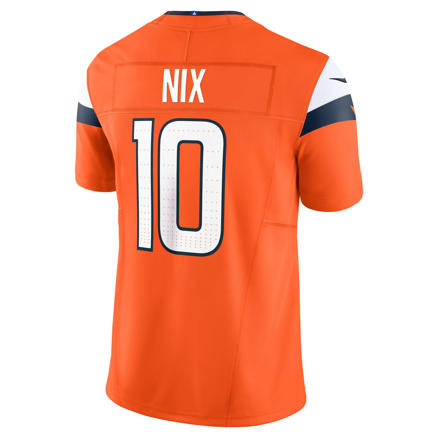 Denver Broncos Bo Nix Nike Orange Vapor F.U.S.E. Limited Jersey
