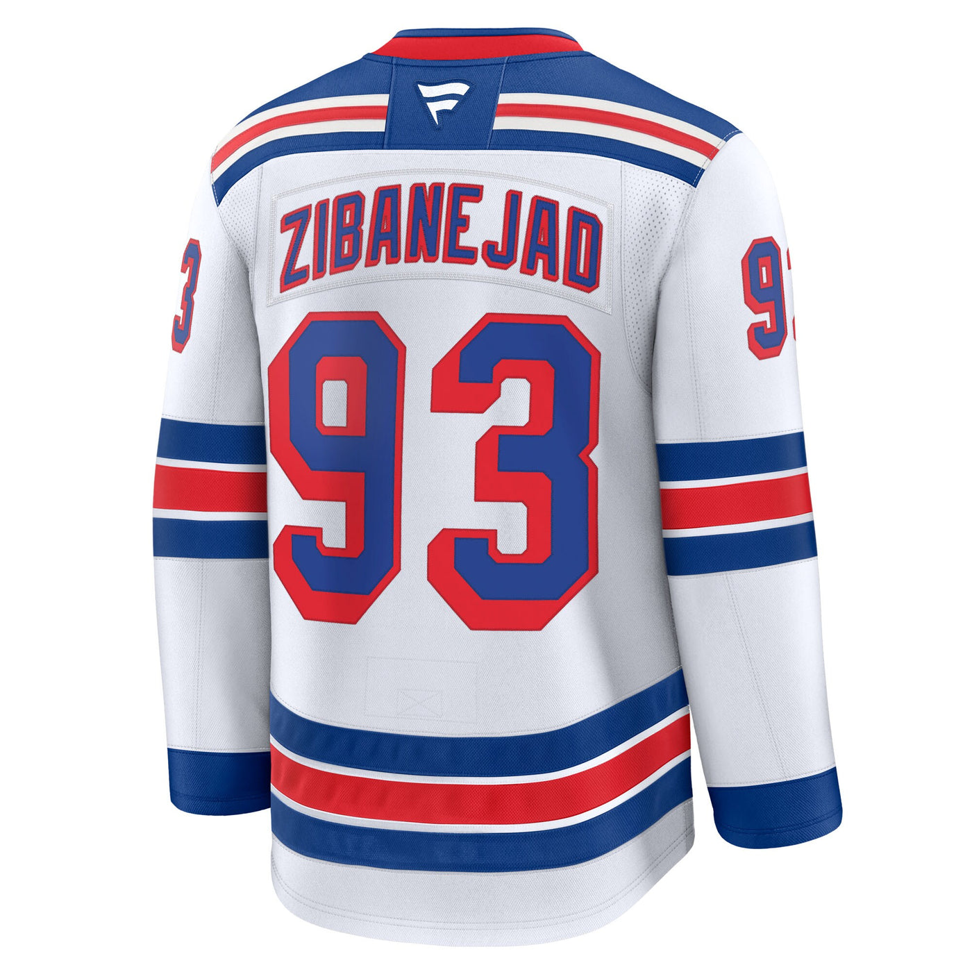 New York Rangers Mika Zibanejad Fanatics White Away Premium Jersey