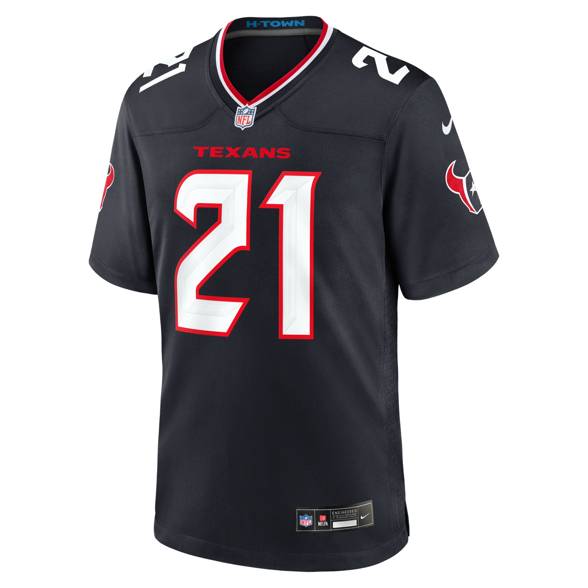 Houston Texans Nick Chubb Navy Team Game Jersey