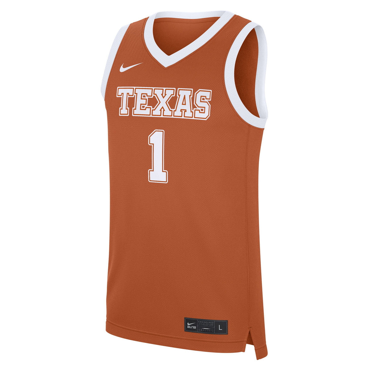 #1 Texas Longhorns Road Replica Jersey - Texas Orange