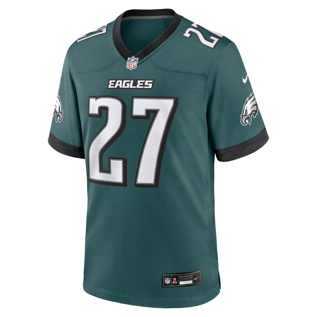 Philadelphia Eagles Quinyon Mitchell Midnight Green Team Game Jersey