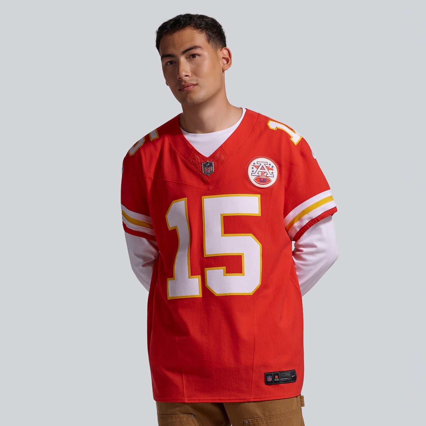 Kansas City Chiefs Patrick Mahomes Nike Red Team Vapor F.U.S.E. Elite Jersey