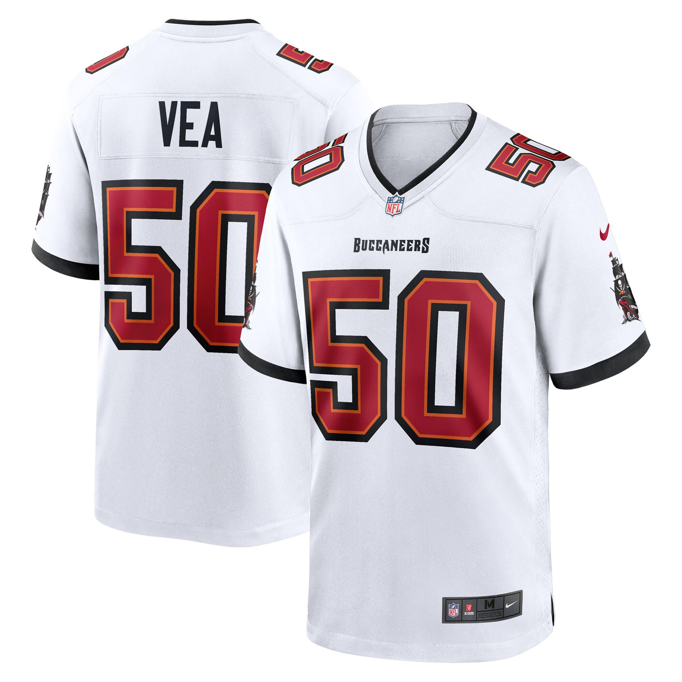Tampa Bay Buccaneers Vita Vea Nike White White Game Jersey