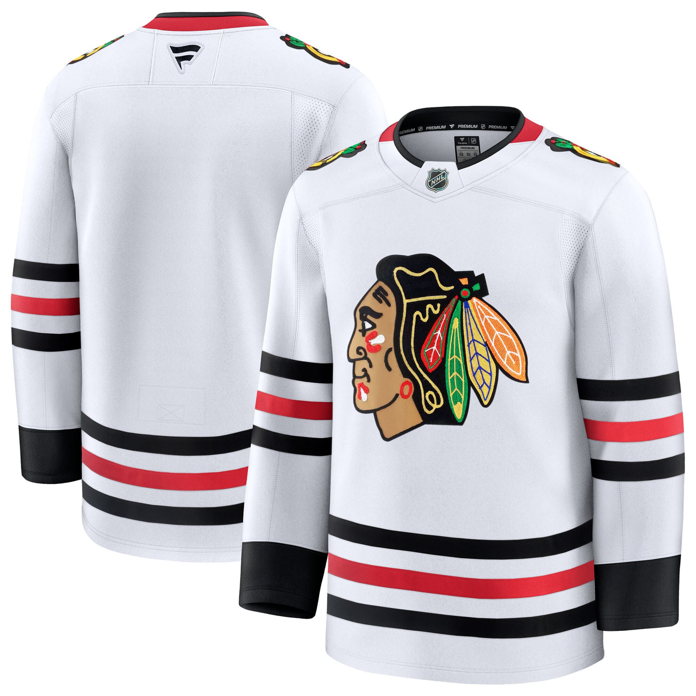 Chicago Blackhawks Fanatics White Away Premium Jersey