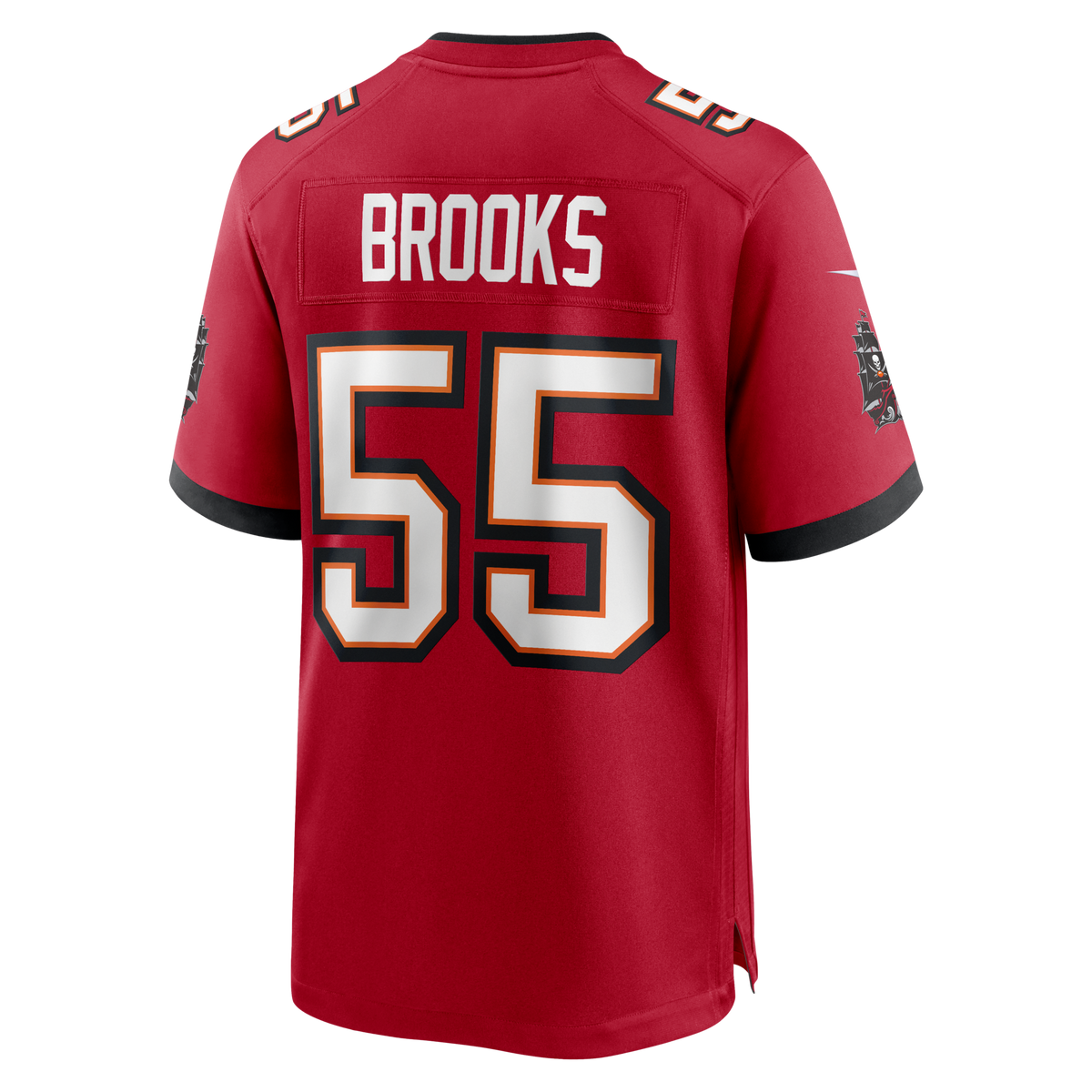 Tampa Bay Buccaneers Derrick Brooks Red Game Retired Player Jersey
