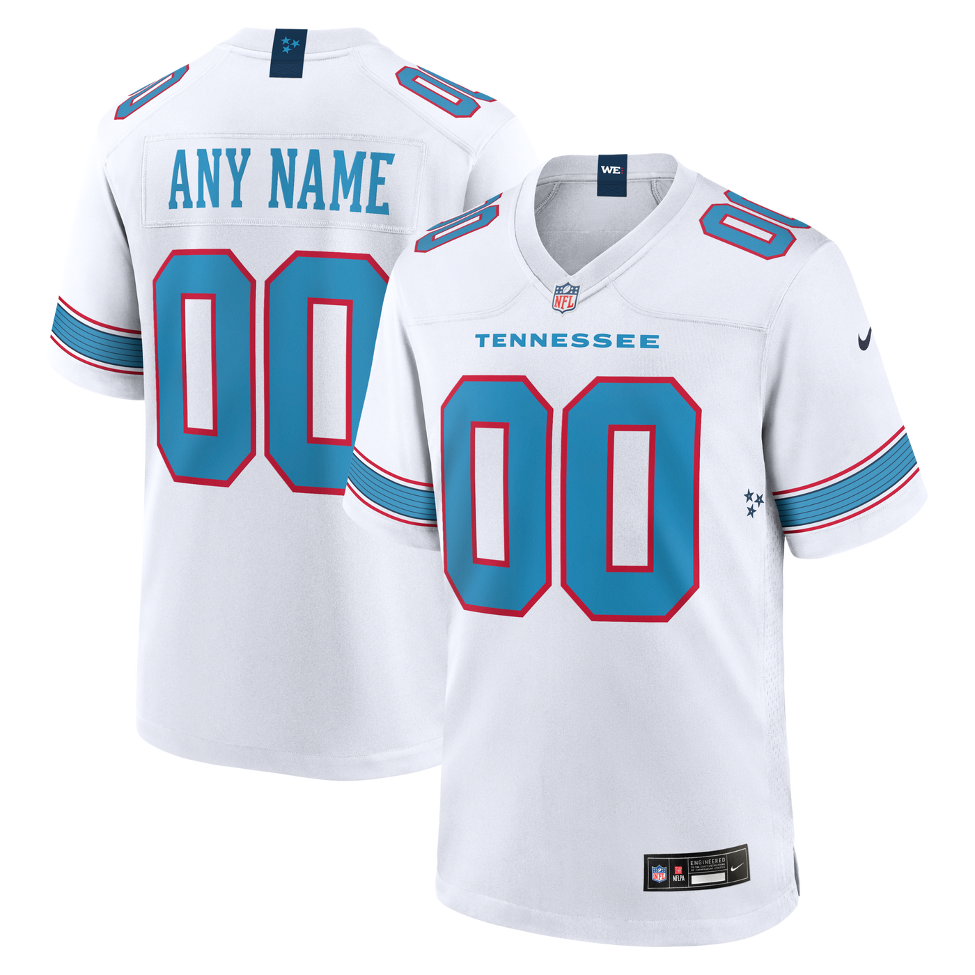 Tennessee Titans Nike White Game Custom Jersey