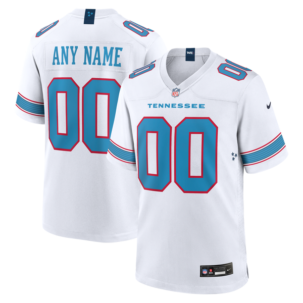 Tennessee Titans Nike White Game Custom Jersey