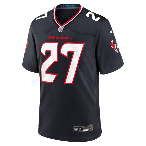 Houston Texans Kamari Ramsey Nike Navy Team Game Jersey
