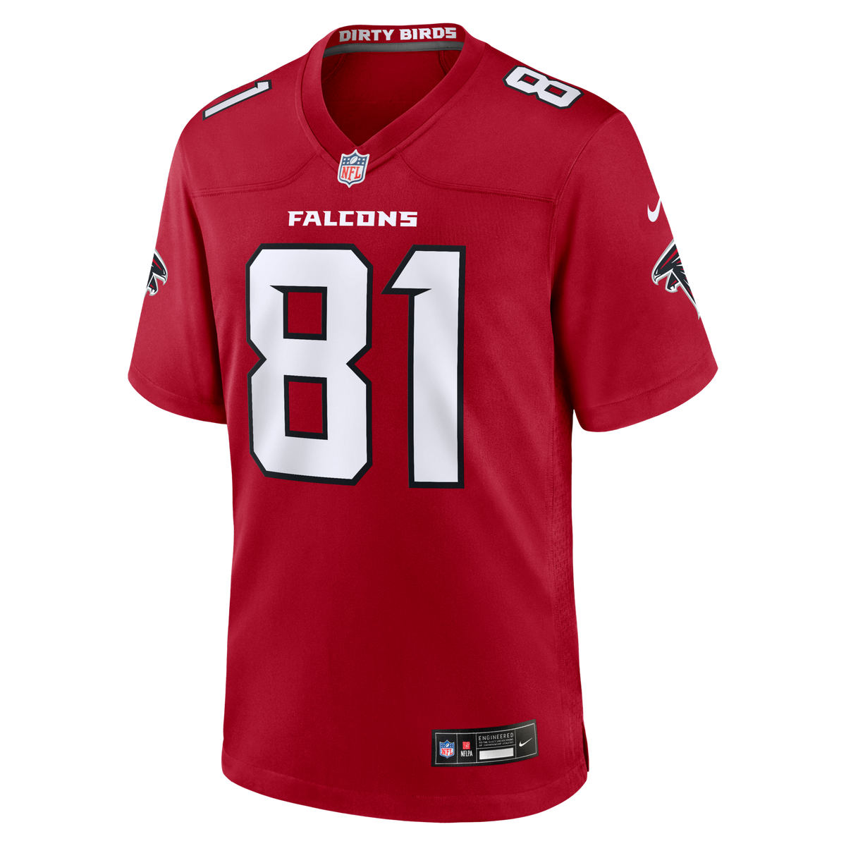 Atlanta Falcons Austin Hooper Red Team Game Jersey