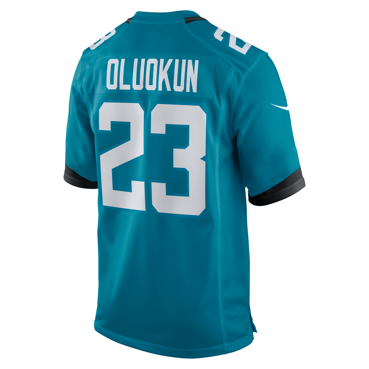 Jacksonville Jaguars Foyesade Oluokun Teal Game Player Jersey
