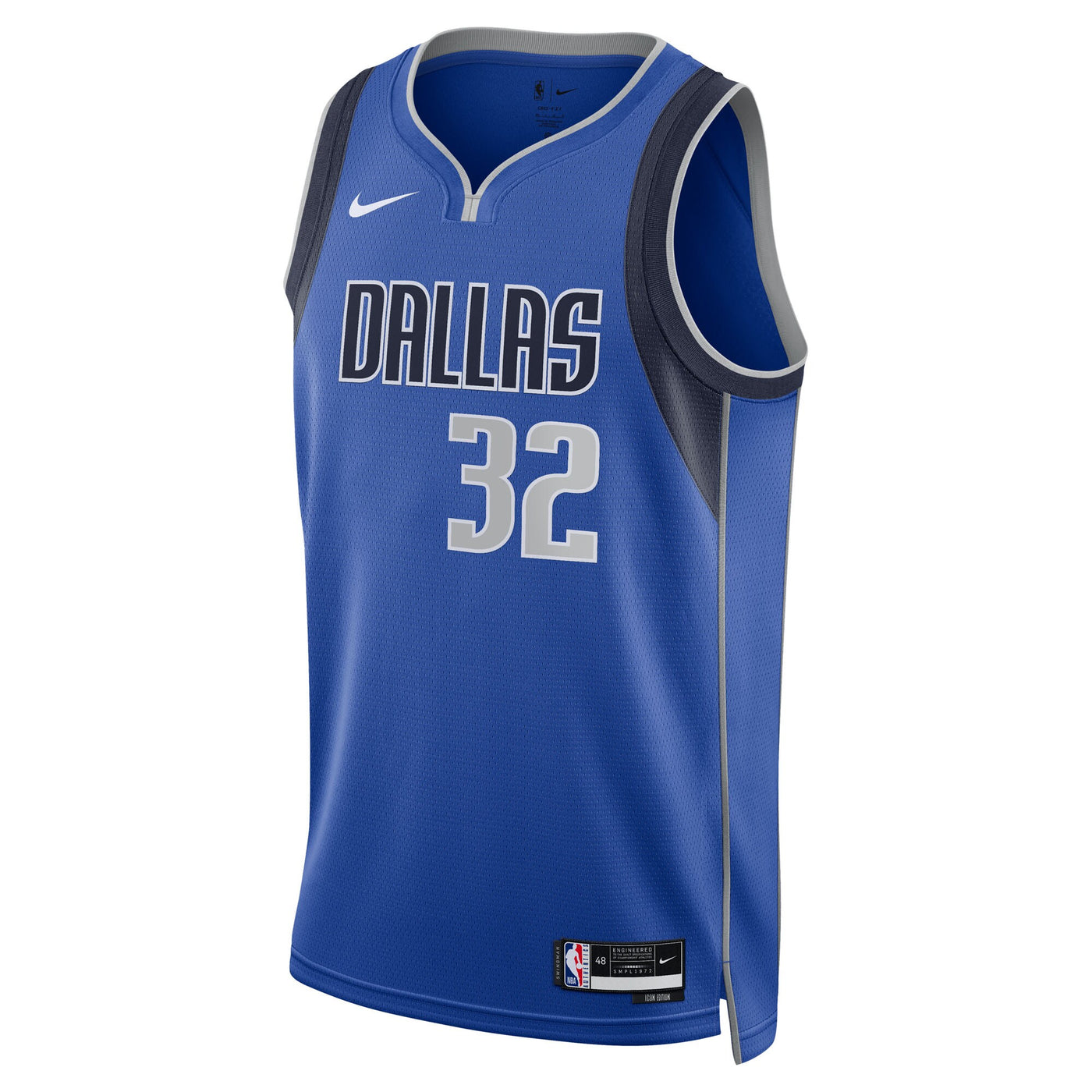 Dallas Mavericks Nike Icon Edition Swingman Jersey NBA 2025 First Round Draft Pick - Blue - Cooper Flagg
