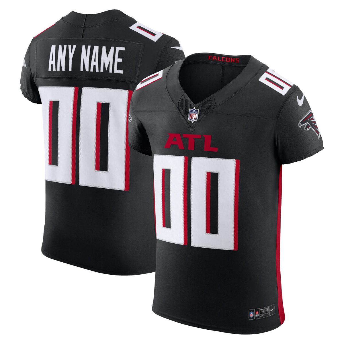 Atlanta Falcons Black Vapor F.U.S.E. Elite Custom Jersey