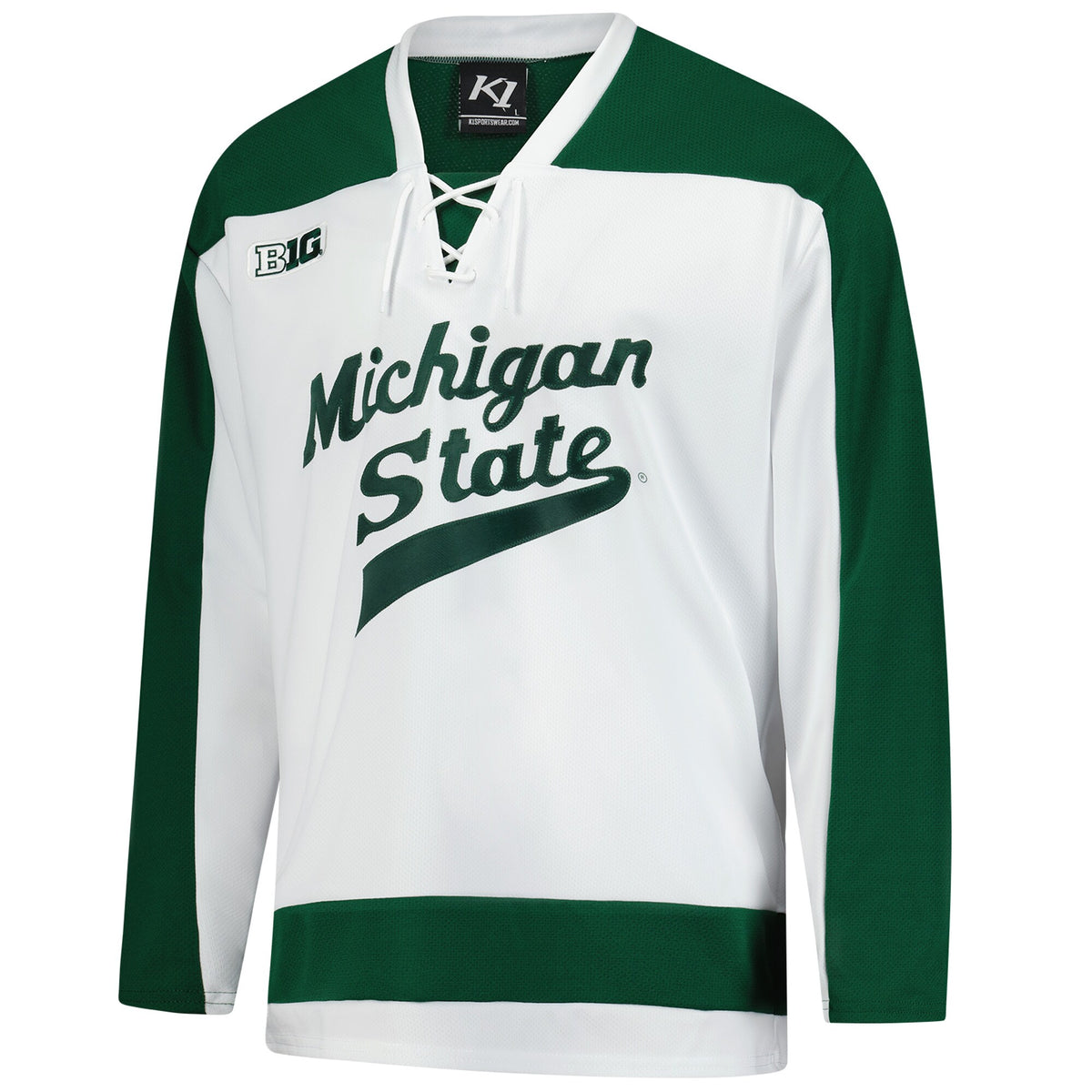 Michigan State Spartans Home Replica Hockey Jersey - White