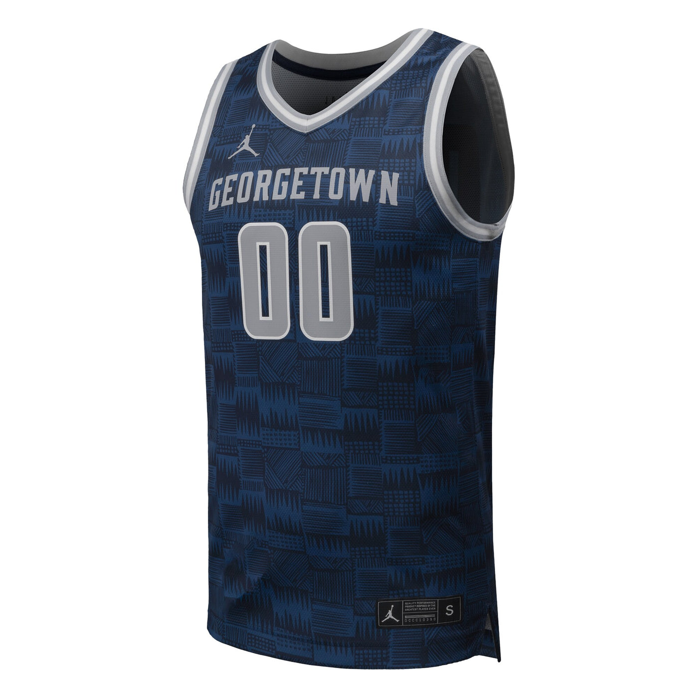 Jordan Brand #00 Navy Georgetown Hoyas Replica Basketball Jersey