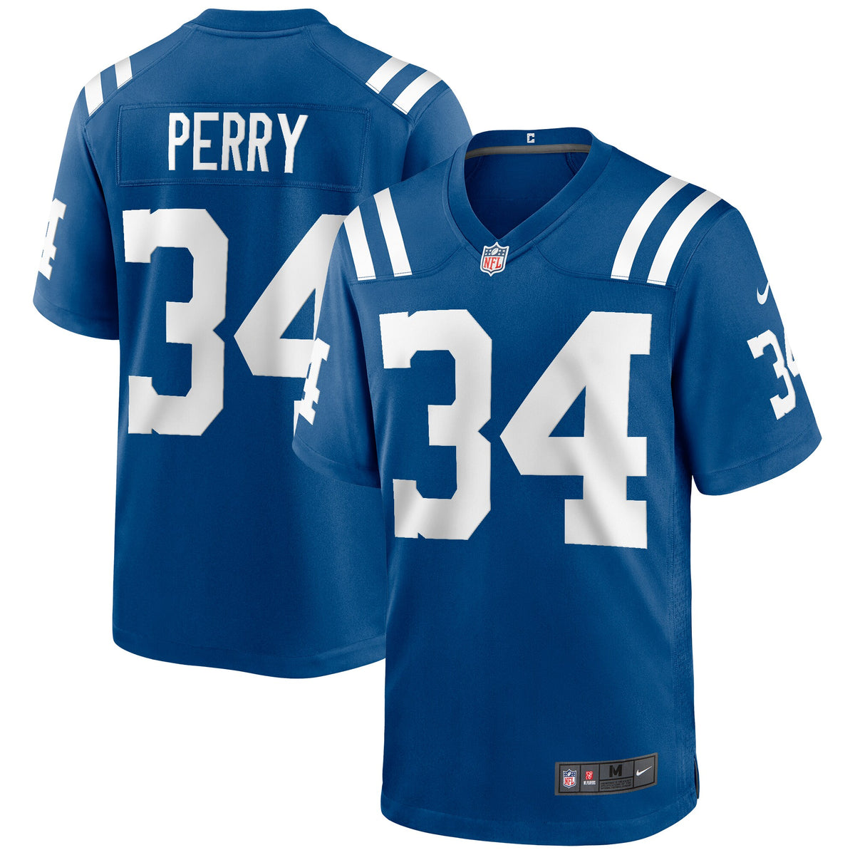 Indianapolis Colts Joe Perry Royal Game Retired Player Jersey