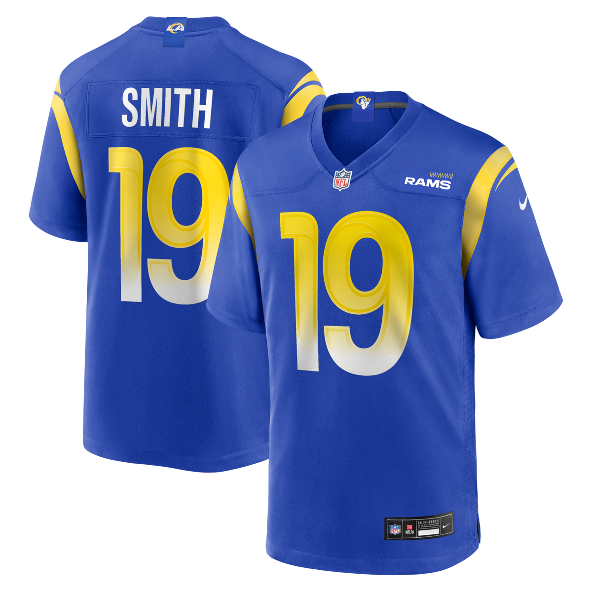 Los Angeles Rams Xavier Smith Royal Home Game Jersey