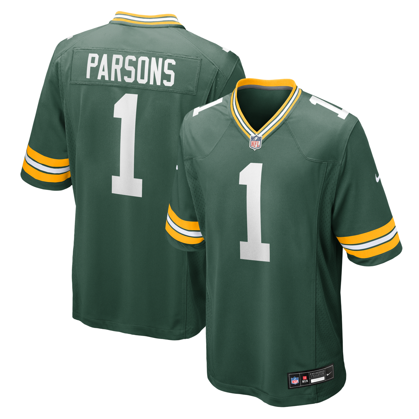 Green Bay Packers Micah Parsons Nike Green Game Player Jersey