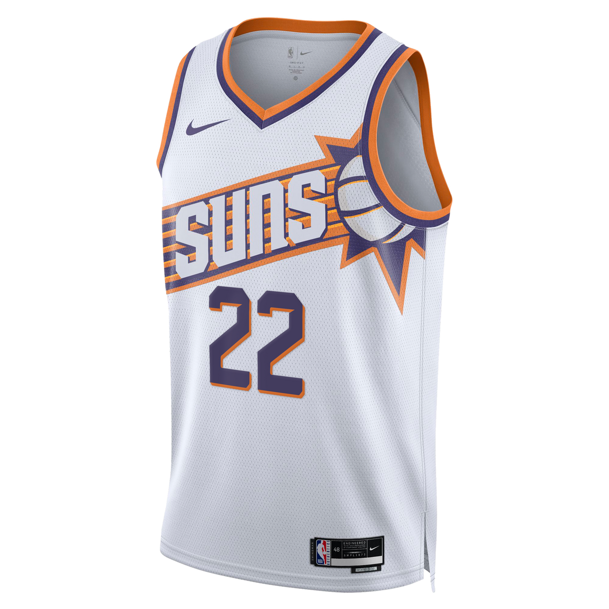 Phoenix Suns Association Edition Swingman Jersey - White - Miles Bridges -