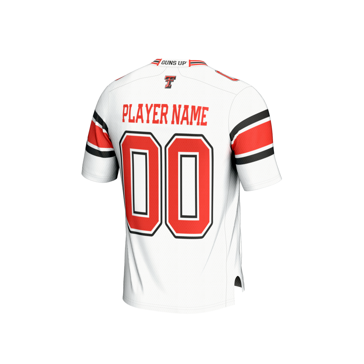 Texas Tech Red Raiders GameDay Greats Personalized Football Fashion Jersey - White