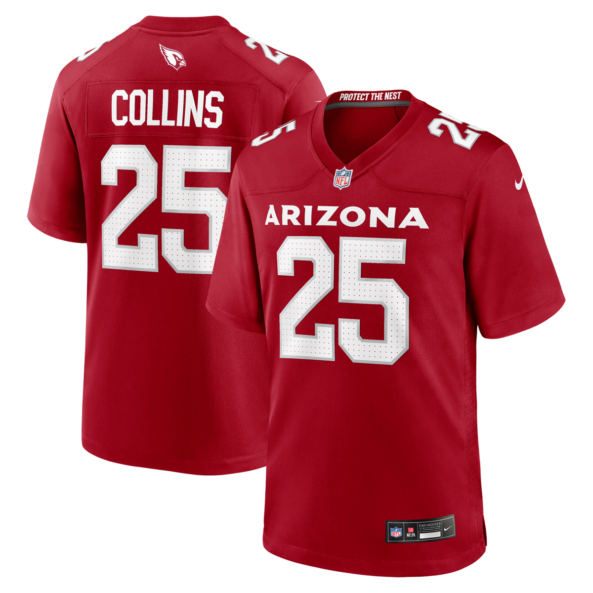 Arizona Cardinals Zaven Collins Cardinal Home Game Jersey