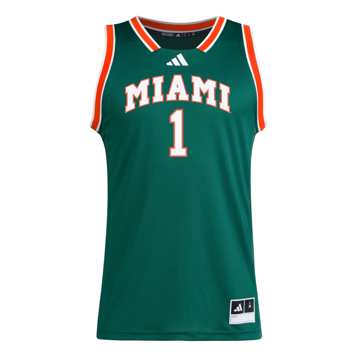 #1 Miami Hurricanes Replica Swingman Jersey - Green