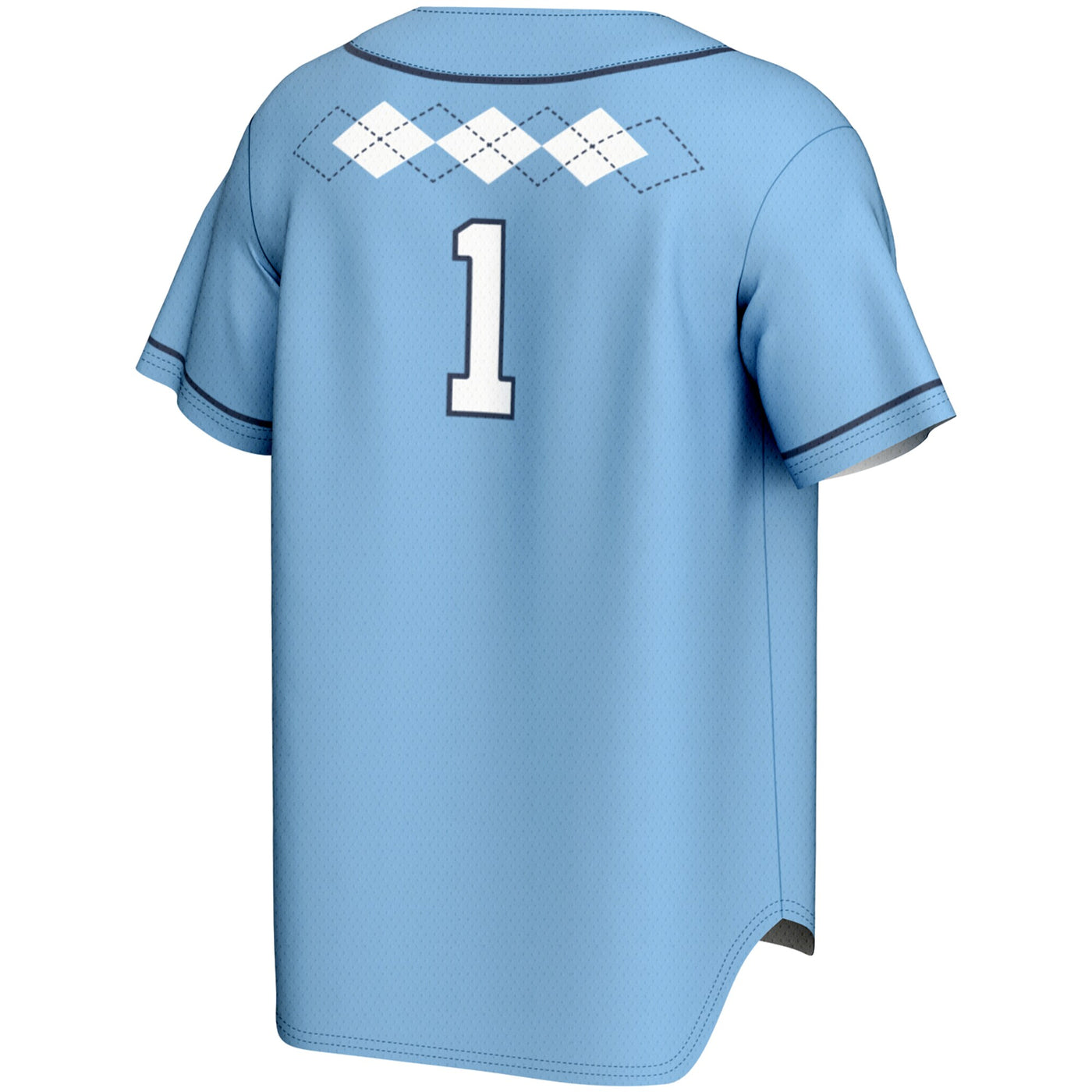 GameDay Greats Carolina Blue #1 North Carolina Tar Heels Lightweight Softball Jersey